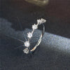 Contracted Design Women's Ring with Brilliant White Cubic Zirconia Wedding Party Daily Wearable Statement Jewelry - Image 32