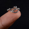 Stainless Steel Cartilage Cuff Earring with 0.8 mm Gauge and 8 mm Shaft - Image 41