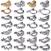 Stainless Steel Cartilage Cuff Earring with 0.8 mm Gauge and 8 mm Shaft - Image 32