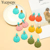 Big Coconut Cute Shell Drop Earrings for Women Korean Acrylic Jewelry Resin Hanging Earing For Girls Party - Image 3