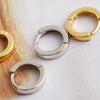 Minimalist Circle Hoop Earrings in 8 mm to 14 mm Sizes - Image 30