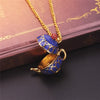 Boho Hand Made Tea Cup Necklace Pendant Woman Sweater Chain Clothing Accessories Long Necklace Enamel Collane Jewelry - Image 6