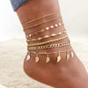 Women Bohemia Stainless Steel Anklets, 2-3pcs/set Elegant Anklet On Foot Holidays Beach Jewelry,Adjustable Bracelet on Leg - Image 2
