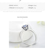 Modian New Real 925 Sterling Silver Zircon Crown Crystal Finger Ring For Women Paved Engagement Wedding Jewelry