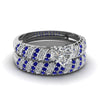 Jewelry Couple Ring Simple Stainless Steel Men Ring Elegant Blue/White Heart Zircon Women Rings Set Engagement Gift - Image 5
