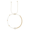 Simple Thin Bracelet Shell A-Z Initial Letter Charm Bracelets Jewelry for Women Gold Color Miyuki Beads - Image 25