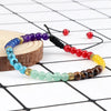 Minimalist 4 6MM 7 Chakra Stone Bracelet Women Yoga Elastic Rope Bracelets Couple Adjustable Braided Bangles Jewelry - Image 5