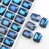 10Pcs Rectangular Beads 13x18mm Long Square Glass Bead Stone Faceted Crystal Jewelry Necklace Pendant Accessories - Image 5