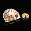 Brooch crystal jewelry Golden Dragon maple leaf bullet Brooch men's shirt Wedding Suit Lapel Badge Pin gift - Image 5
