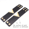 Europe Crack Leather Bracelet For Women All-Match V Word Wide Punk Style Soft Jewellery Cool - Image 4