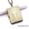 Heart Carved Flower Stripe Locket Pendant Necklace Women Vintage Ancient Brass Opening Photo Box Jewelry Romantic Gift - Image 21