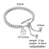 Zodiac Pendent Beads Chain Bracelets for Women Stainless Steel Charm Bracelet Aries Pisces Gemini Aquarius Taurus - Image 9