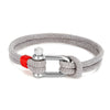 Men's Nautical Double Strand U shape Shackle Survival Rope Bracelet Women Outdoor Camping Rescue Emergency Rope Jewelry - Image 9