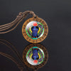 Ancient Egyptian Necklace Ankh Glass Dome Wooden Pendant Rope Chian Necklaces Egypt Cross Anubis Scarab Isis Goddess Jewelry - Image 24