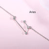 Silver Color 12 Constellation Zodiac Charm Bracelet For Women Birthday Gift Cubic Zircon Bracelet Jewelry S - Image 9