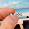 Contracted Design Women's Ring with Brilliant White Cubic Zirconia Wedding Party Daily Wearable Statement Jewelry - Image 30