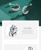 MODIAN 2024 Real 925 Sterling Silver Lucky Leaves Stackable Finger Ring Vintage Wheat Stud Earrings For Women Fine Jewelry Sets