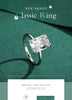 Modian Classic Rectangular Cutting Clear CZ Ring Solid 925 Sterling Silver Luxury Finger Rings For Women Wedding Fine Jewelry