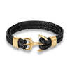 Navy Style Men Anchor Bracelet Woven Multilayer Leather Bracelets For Women Black Stainless Steel Sport Buckle - Image 13