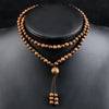 Vintage 108 Wooden Beads Bracelets 6mm Women Men Elastic Beaded Long Necklace Buddhist Prayer Yoga Jewelry Handmade Gift - Image 4