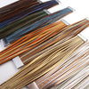 Bohemian Contrast Color Splice Slim Stripe Leather Bracelet for Women Multilayer Wide Wrap Bracelet Couple Jewelry Gift - Image 2