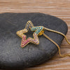 Star Women's Pendant Necklace Female Cubic Zirconia Necklaces Gold Color Party Jewelry Simple Ladies Gifts - Image 3
