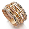 Crystal Snake Skin Leather Bracelets for Women Bohemian Multilayer Charm Bracelet Bangles Female Party Jewelry - Image 2