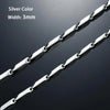 2.5mm/3mm Stainless Steel Bar Link Bamboo Chain Gold/Silver Color Necklace Choker for Women Men Jewelry Accessory - Image 7