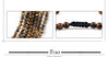 Braided Stone Bead Bracelet with Multiple Bead Sizes - Image 35