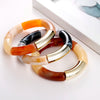 Chunky Acrylic Tube Bead Bangle with Multicolor Options - Image 45