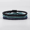 Tibetan Buddhist Love Lucky Charm Tibetan Thread Bracelets Bangles For Women Men Handmade Knots Budda Rope Bracelet - Image 1