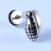 1Pair Punk Gothic Earrings Steel Retro Ear Studs Tragus Helix Cartilage Lobe Women Man Body Piercing Jewelry - Image 34