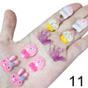 clip on earing girls children Pink jewelry child clip earrings Butterfly Shell Star flower ear clip for kids gift 5 Pairs - Image 21