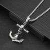 Punk Rock Newest Skull Anchor Pendant 316L Stainless Steel Biker Cool Ghost Skull Pendant For Man Gift OSDZ060