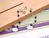 Bohemia Style Stainless Steel Choker Necklace Bracelet Earrings Sets For Women Girls Black Crystal Chain Jewelry - Image 15