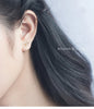 Modian Charm Gold Color Bowknot Earrings for Women 100% 925 Sterling Silver Simple Exquisite Stud Ear Jewelry Bijoux