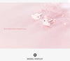 Modian Romantic Lovely Pink Enamel Birds Silver Stud Earrings Tiny 925 Sterling Silver Animal Earring For Women Jewelry