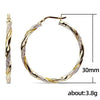 Simple Stylish Women Twist Hoop Earrings Gold Color Delicate Gifts Versatile Style Female Earring Jewelry - Image 6