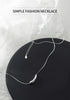 Modian Brands Classic Sliver Beads Pendant Necklace for Women 925 Sterling Silver Link Snake Chain Fine Jewelry Bijoux