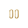 Silver Simple Oval Glossy Huggies Ear Buckle for Women Bohemian European piercing Earrings Jewelry - Image 8