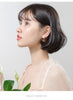 Modian Classic Wedding Stud Earrings Solid Silver 925 Clear Cubic Zirconia Women Engagement Statement Gold Color Jewelry