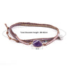 Bohemian Jewelry Boho Bracelet Mixed Stones And Charm Handma Wrap Bracelets Gift - Image 4