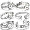 Snaps Jewelry Stainless Steel Snap Button Bracelet Cuff Bangle for Women Men Fit 12mm 18mm Snap Buttons Interchangeable Jewelry - Image 1