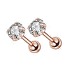 Stainless Steel 16G Cartilage Stud Earrings with 3 mm to 6 mm Stone Options - Image 13