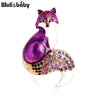 Rhinestone Enamel Fox Brooches For Women Animal Party Causal Brooch Pins Gifts - Image 10