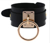 Leather Wristband Bracelet Cuff Goth Metal Armbands Gothic Punk Bracelets Women Men Emo Cosplay Jewelry - Image 16