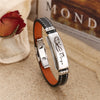 Jewelry Stainless Steel 12 Constellations Leather Bracelet Vintage Bracelets Bangles 12 Zodiac Cuff Bracelet Men - Image 3