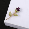 Beautiful Rose Flower Brooches Collection For Women Lady Elegant Flower Pin Summer Design Party Valentine Day Gift - Image 7