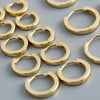 Minimalist Circle Hoop Earrings in 8 mm to 14 mm Sizes - Image 29