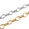 1 Piece Hiphop Punk Stainless Steel Oval Bracelets Chains Bracelet For Men Women Jewelry Gifts 19.5cm long - Image 4